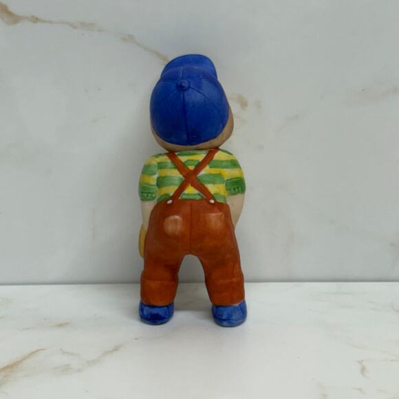 VTG 1984 OAA Cabbage Patch Kids Porcelain Figurine Boy Play Ball Nostalgia - Picture 3 of 6